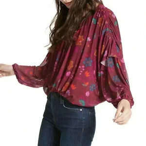 Free People Wildflower Mesh Top